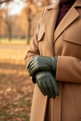 Перчатки женские Pitas 0670Z р.8 зел.комби