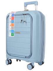 Чемодан BV PP05-20 blue gray Bagvoyage