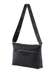Сумка через плечо KN 016-3031107/1 черн/косич 2-отд.