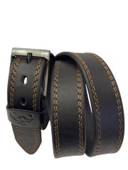 Ремень мужской Remart буйвол дв.строчка кор 40мм