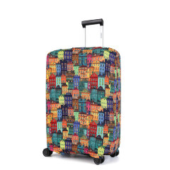 Чехол для чемодана W1074-M Дома.цв