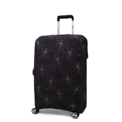 Чехол для чемодана RW1092-M Цветы на черн.