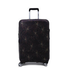 Чехол для чемодана RW1092-M Цветы на черн.