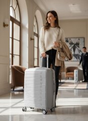 Чемодан Bagvoyage BV PP07-24 silver