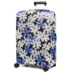 Чехол для чемодана W1058-L Цветы син.