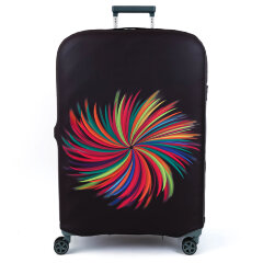 Чехол для чемодана W1073-L Черн.цв