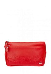 Косметичка ESSE Лена Red алый.тисн